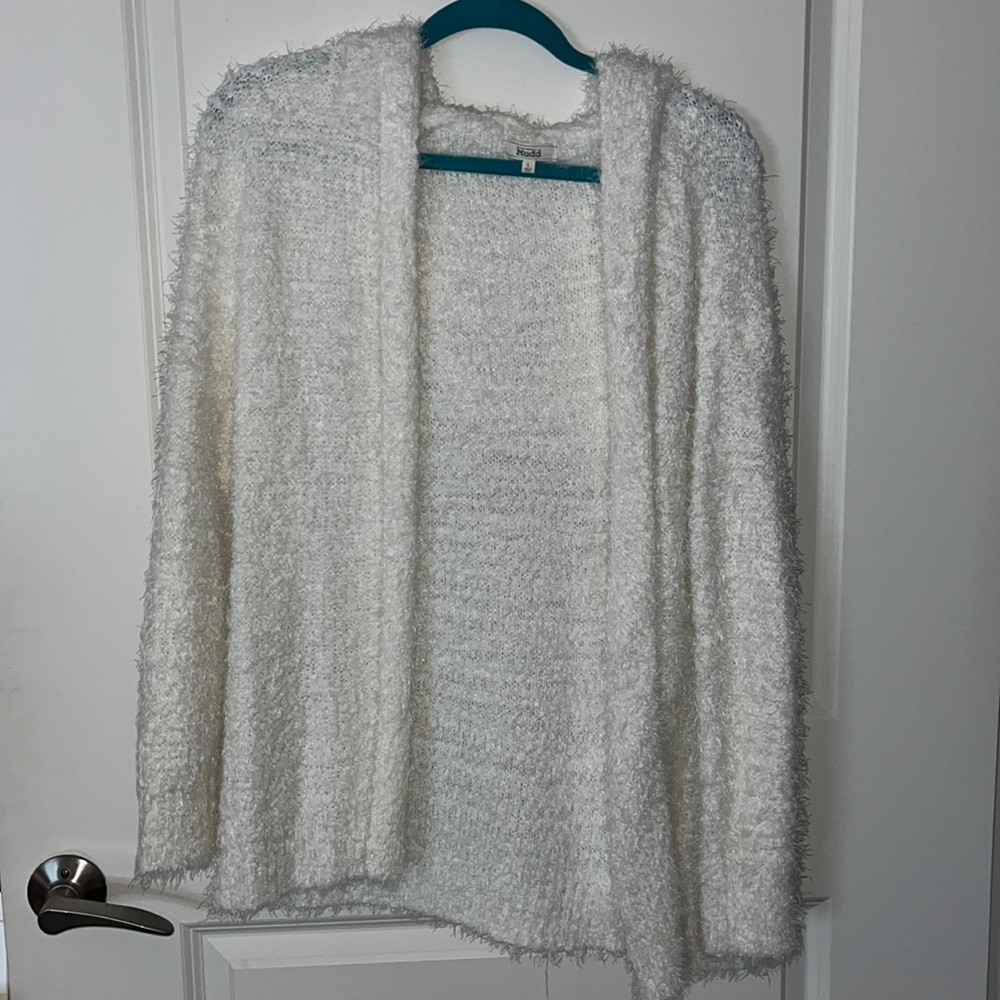 🤍🤍white hooded cardigan🤍🤍 SUPER SOFT